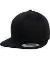 F6089OC 6089OC Flexfit Organic Cotton Snapback Cap Black colour image